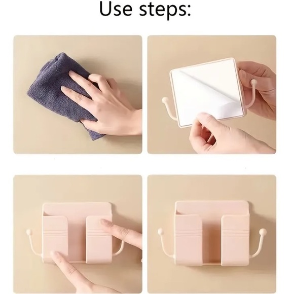 Self adhesive phone charging rack Navy - Picture 5 of 10